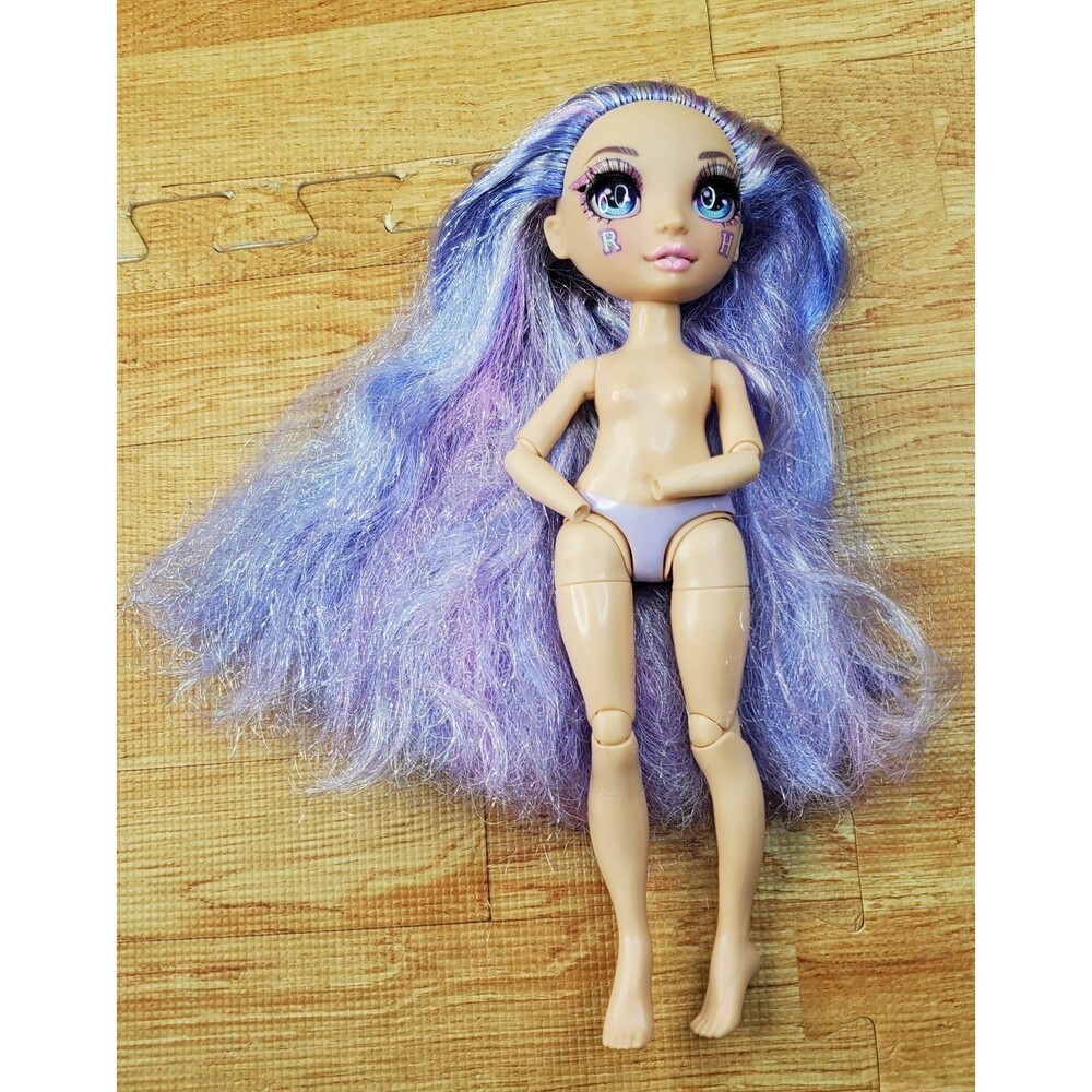 Rainbow High Violet Willow Cheerleader Nude Doll 2019 - Missing Hands